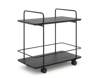 ROLF BENZ 931 - Solid wood food trolley by Rolf Benz - view 2